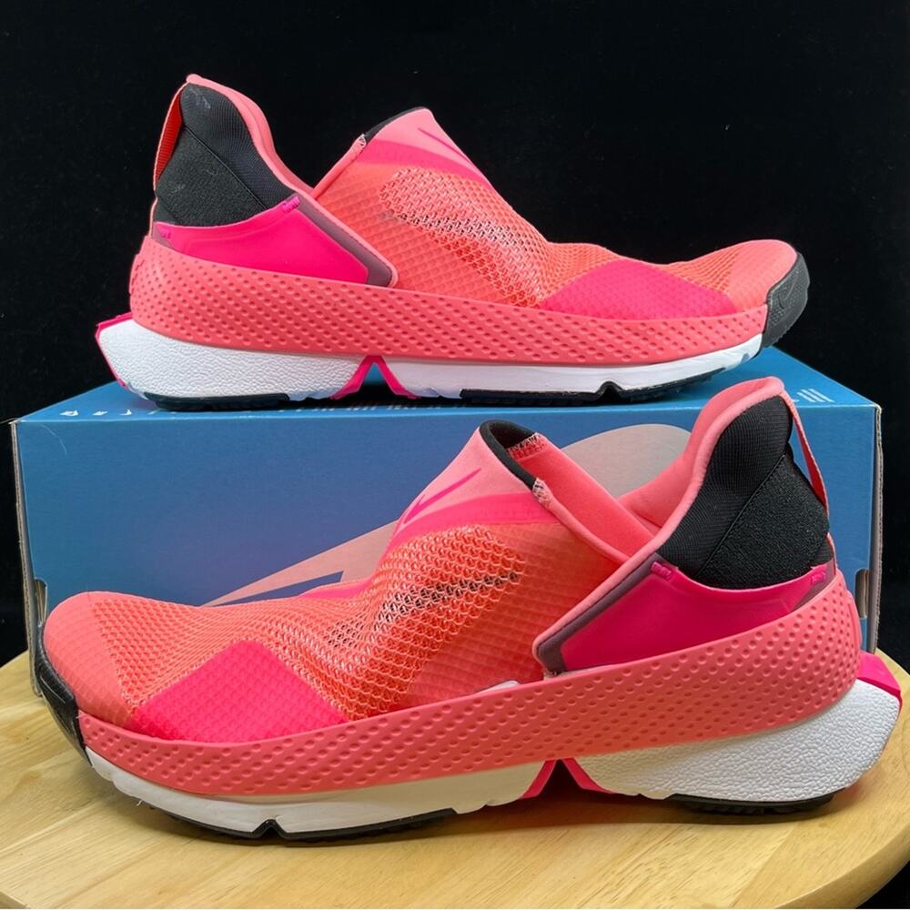 Nike Go FlyEase 'Pink Gaze Black White' Men's Size 9 (DZ4860-600)